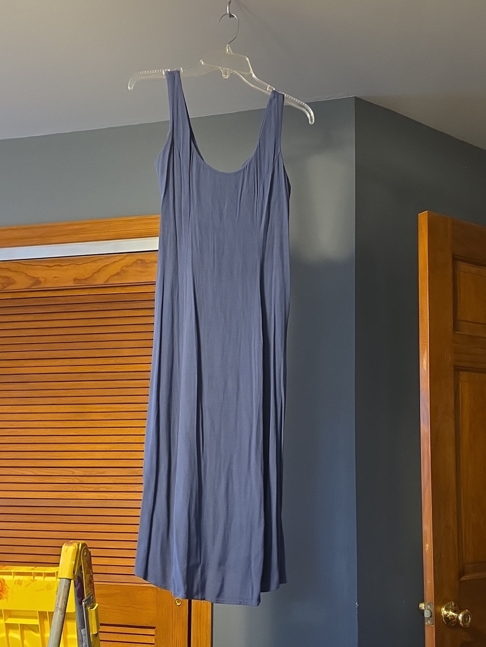 Forever 21 Sleeveless Midi Dress in Slate Blue